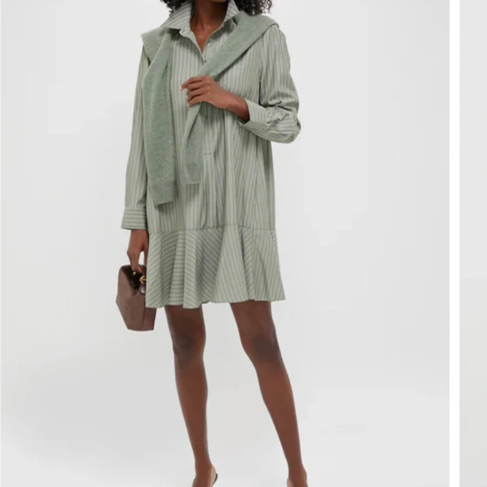 Tuckernuck Green Stripe Callahan Shirt Dress NWT SMALL - Picture 2 of 5